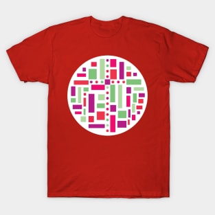 Stained Glass Window Circles 16 T-Shirt